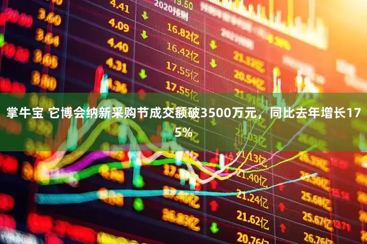 掌牛宝 它博会纳新采购节成交额破3500万元，同比去年增长175%